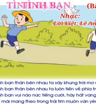 Lời Bài Hát "Tình Bạn"