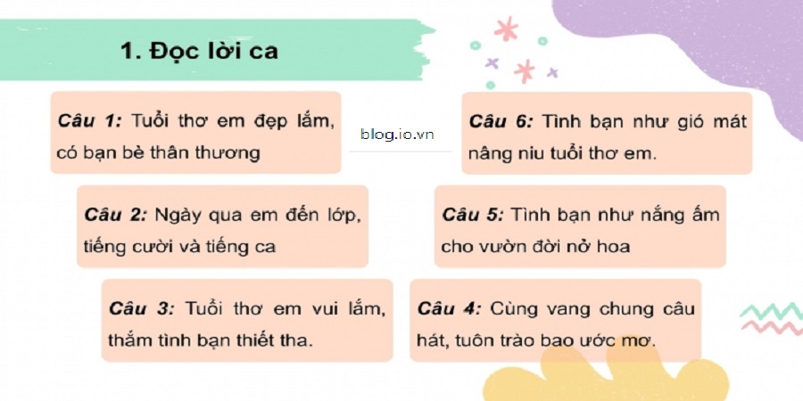 Lời Bài Hát "Tình Bạn"