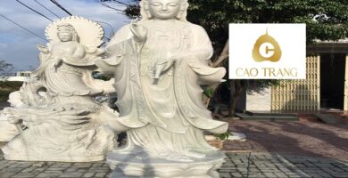 Tượng Phật Quan Âm Bằng Đá Sơn Trà Đà Nẵng