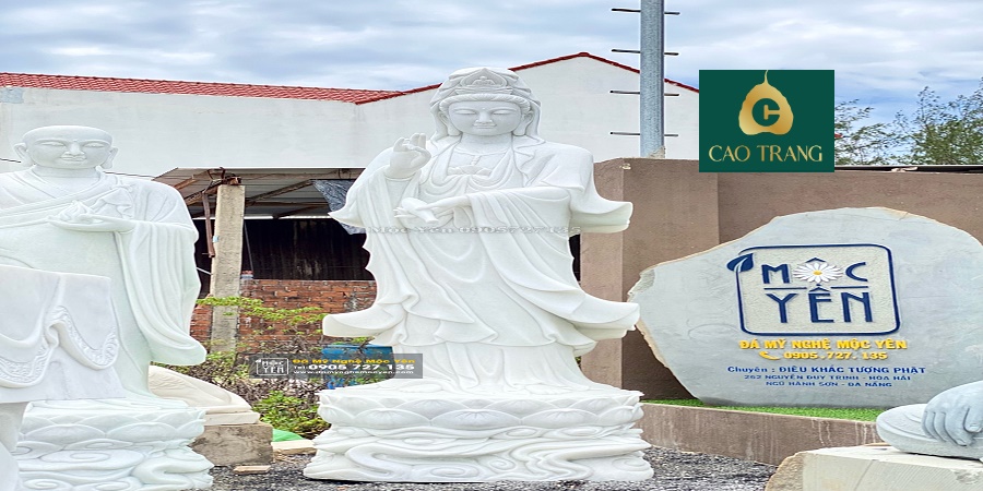 Tượng Quan Âm Bằng Đá