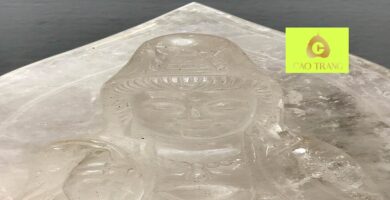 Tượng Phật Bà Quan Âm Bằng Đá Thạch Anh