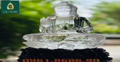 Tượng Phật Bà Quan Âm Bằng Đá Thạch Anh Tại Đà Nẵng