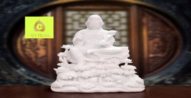 Bán Tượng Quan Âm Tự Tại Bằng Đá