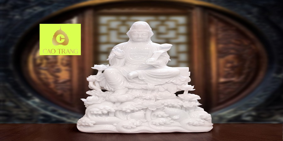 Bán Tượng Quan Âm Tự Tại Bằng Đá